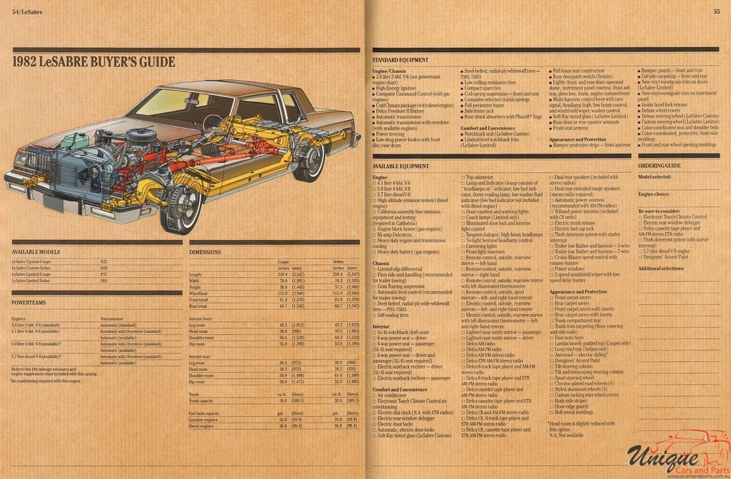 1982 Buick Prestige Full-Line All Models Brochure Page 23